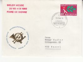 Sonderstempel A. 1028 Bieler Messe 1966