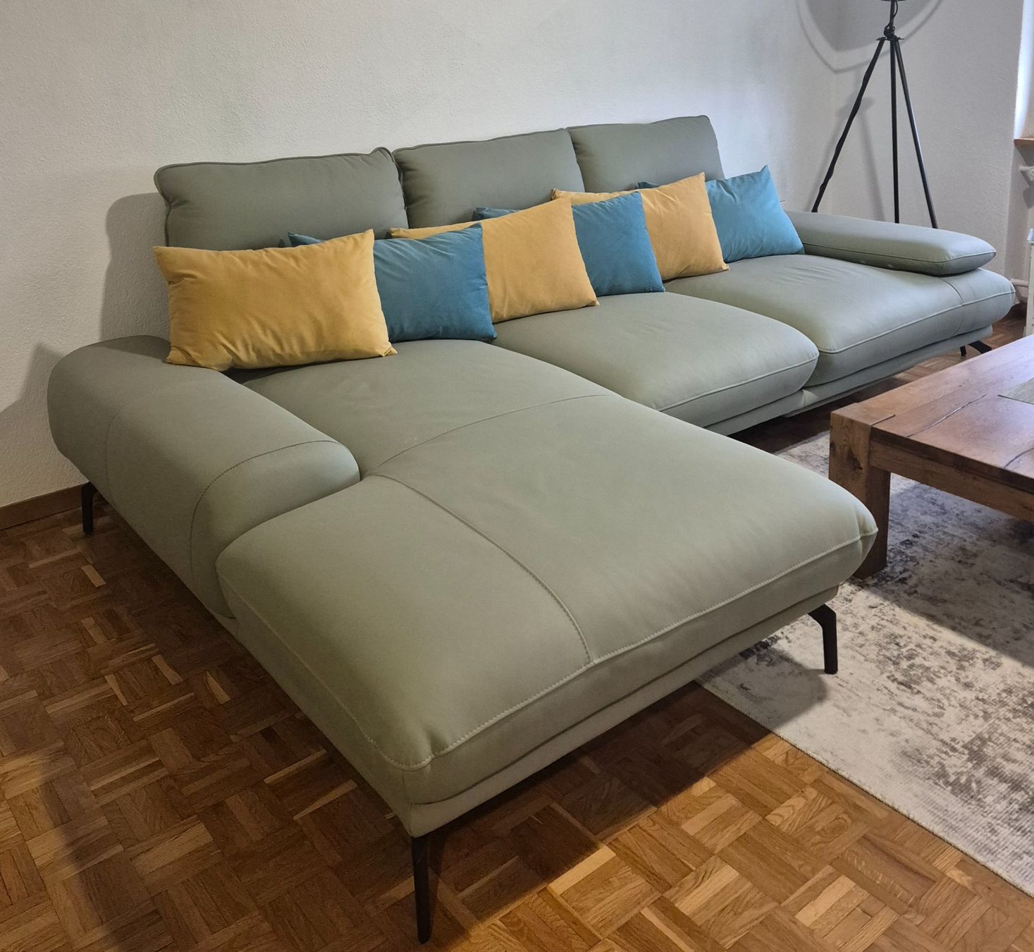Conforama Divani: Ecksofa -Echtleder – Nuovo (secondo la descrizione) da Mellingen venduto da Loewe2006