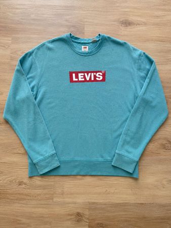 Levi's Sweatshirt türkis mit Logo - Top Zustand, Gr. M