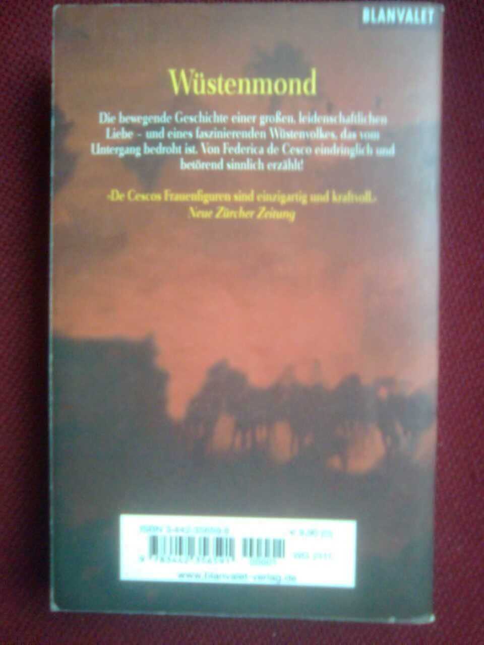 Libri: Federica De Cesco Wüstenmond – Usato da Basel venduto da Alacant 2