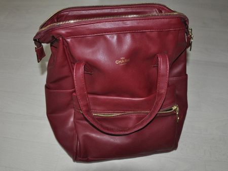 Handtasche rot Charm Geschenk