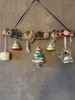Küchendeko Girlande Fenstergirlande Baumschmuck Torte Kessel