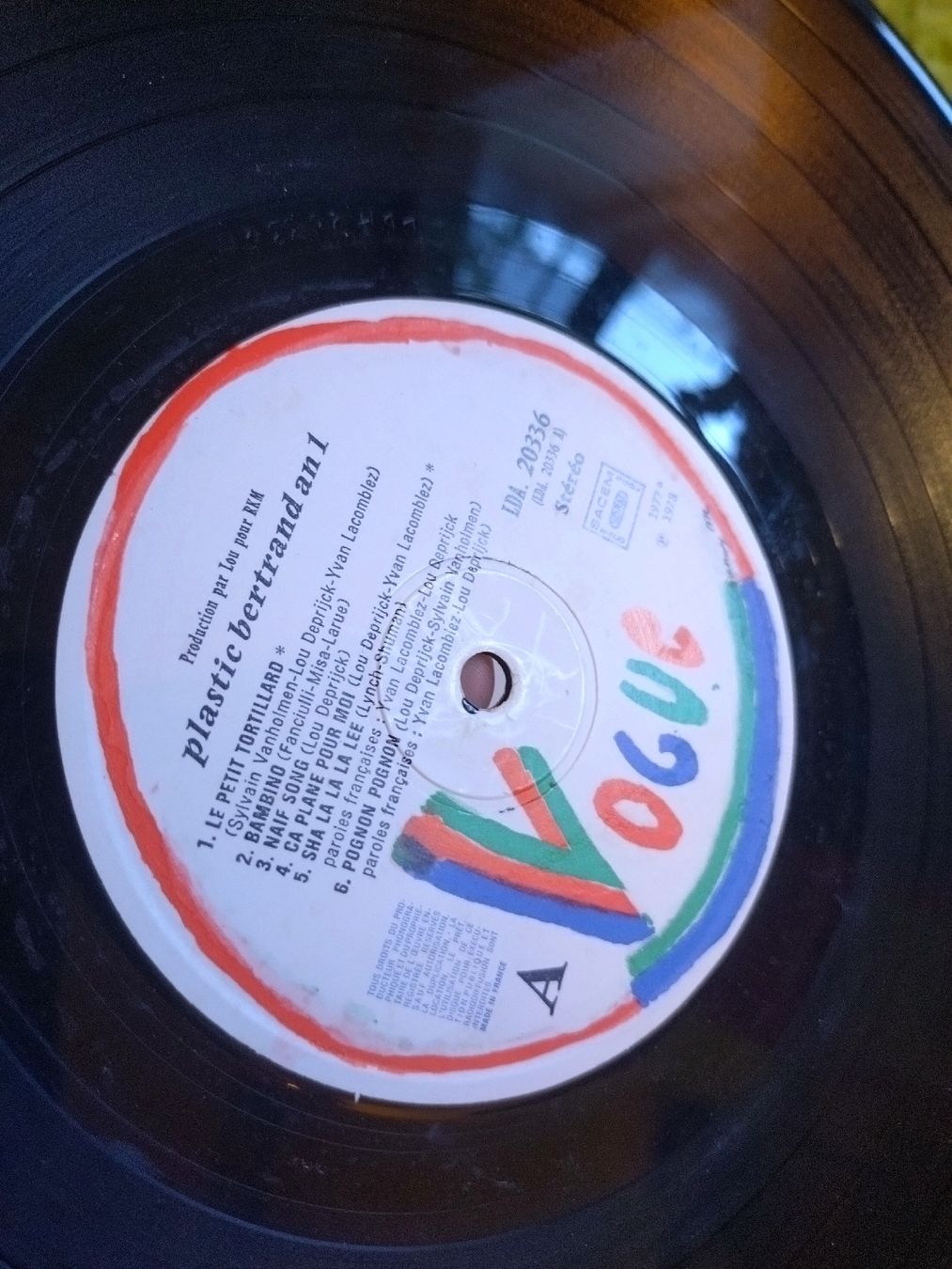 Dischi in vinile: Disque vinyle Plastic Bertrand - An 1  – Usato da Farvagny-le-Grand venduto da LaCaverne 2