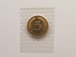 5 Pfennig 2001 G Stgl