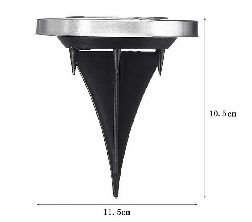 LEDSolar Bodenlampen Inox/Garten Outdoor/4 Sets, Neu! ab 1.- 7