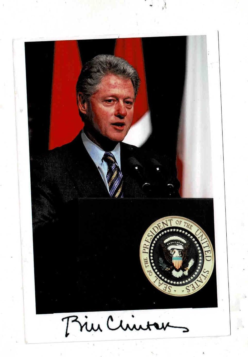 Autogramme: Bill Clinton Hochglanzphoto mit Autogramm – Gebraucht aus Sulz AG von Oberdanne8