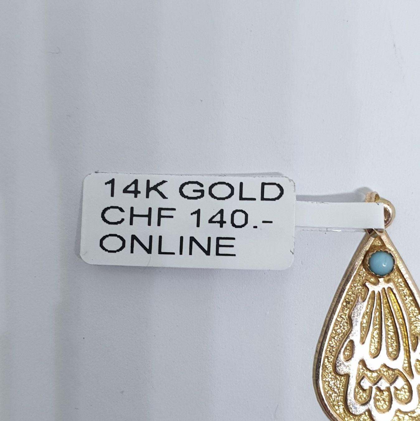 Ciondoli: Echt 14K Gold - Allah Anhänger – Usato da Luzern venduto da luzerngoldhaus 2