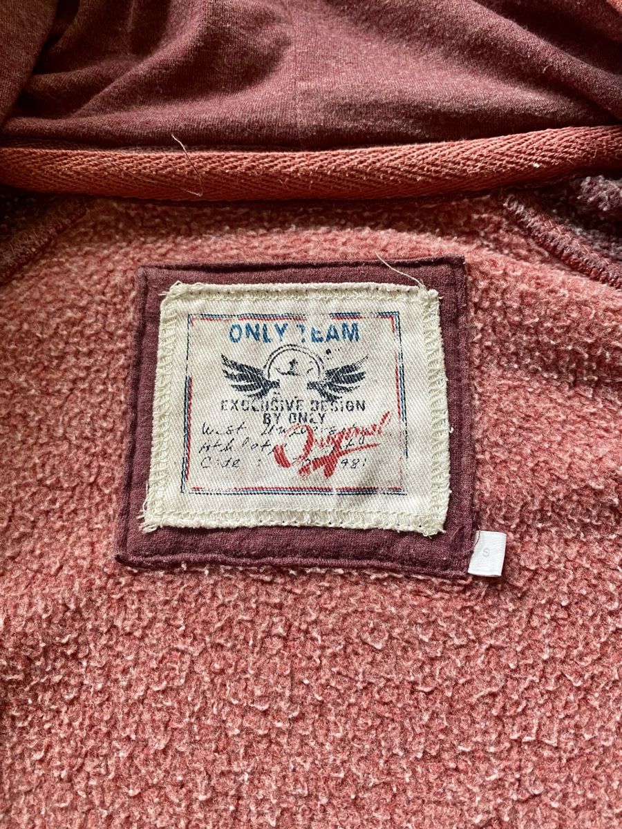 Only Maglioni & Felpe: Only Kapuzenpullover Hoodie Jacke Pullover Rot Bordeaux S 36 – Usato da Langnau am Albis venduto da cynthia.jolene 4