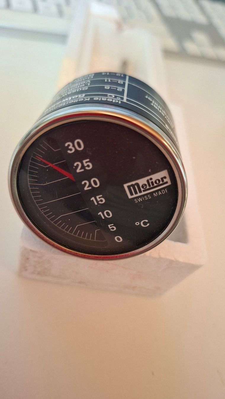 Vino: Weintermometer Melior Swiss Made in Originalverpackung – Usato da Weiningen ZH venduto da Annakatharina 1