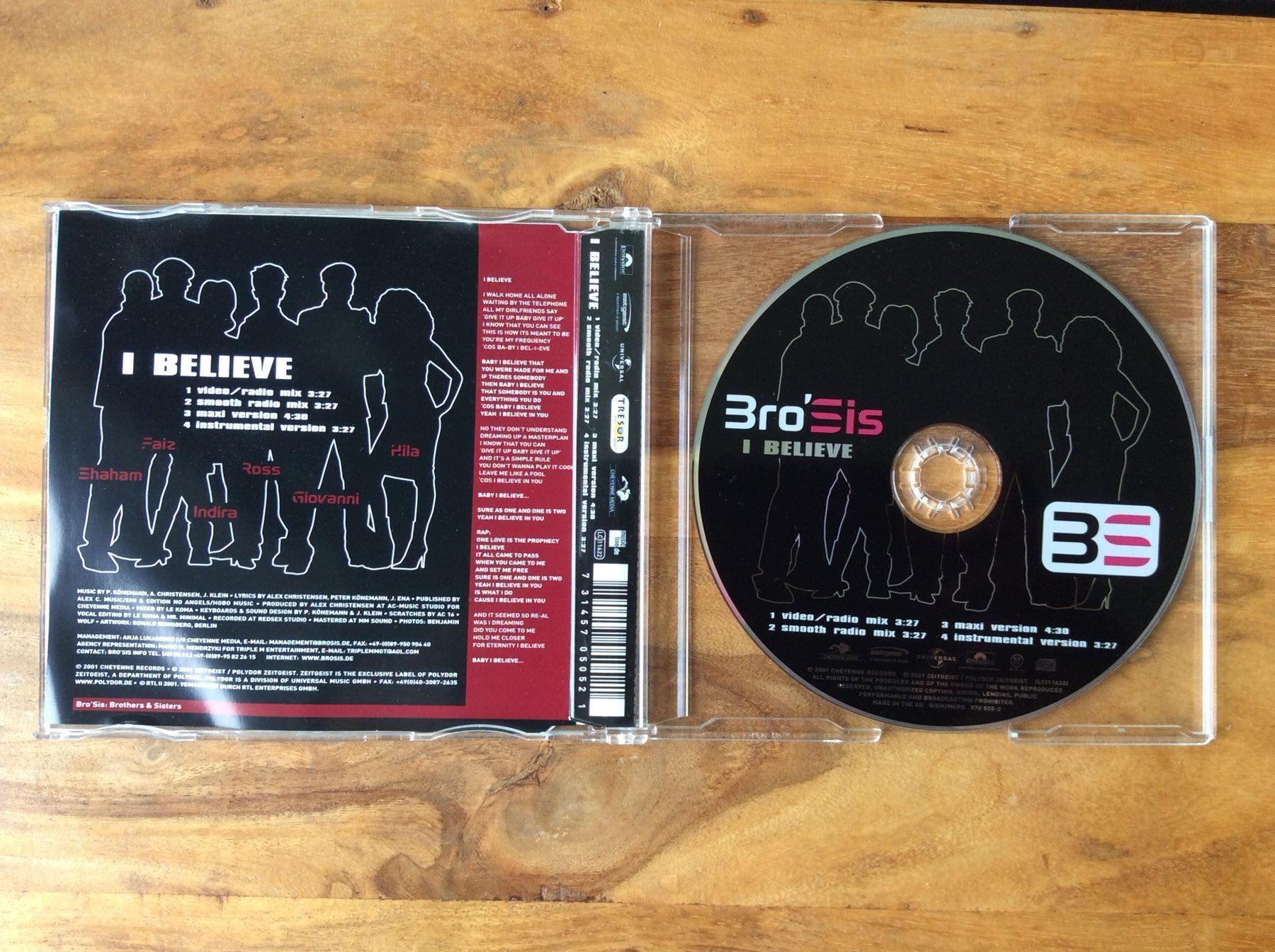 CD: CD Bro‘Sis - I Believe – Usato da Horgen venduto da flyingpenguin2000 1