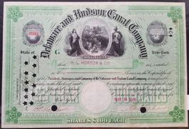 Aktie: Delaware and Hudson Canal Company 1899