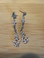 Modeschmuck Ohrringe Silber mit Steinen