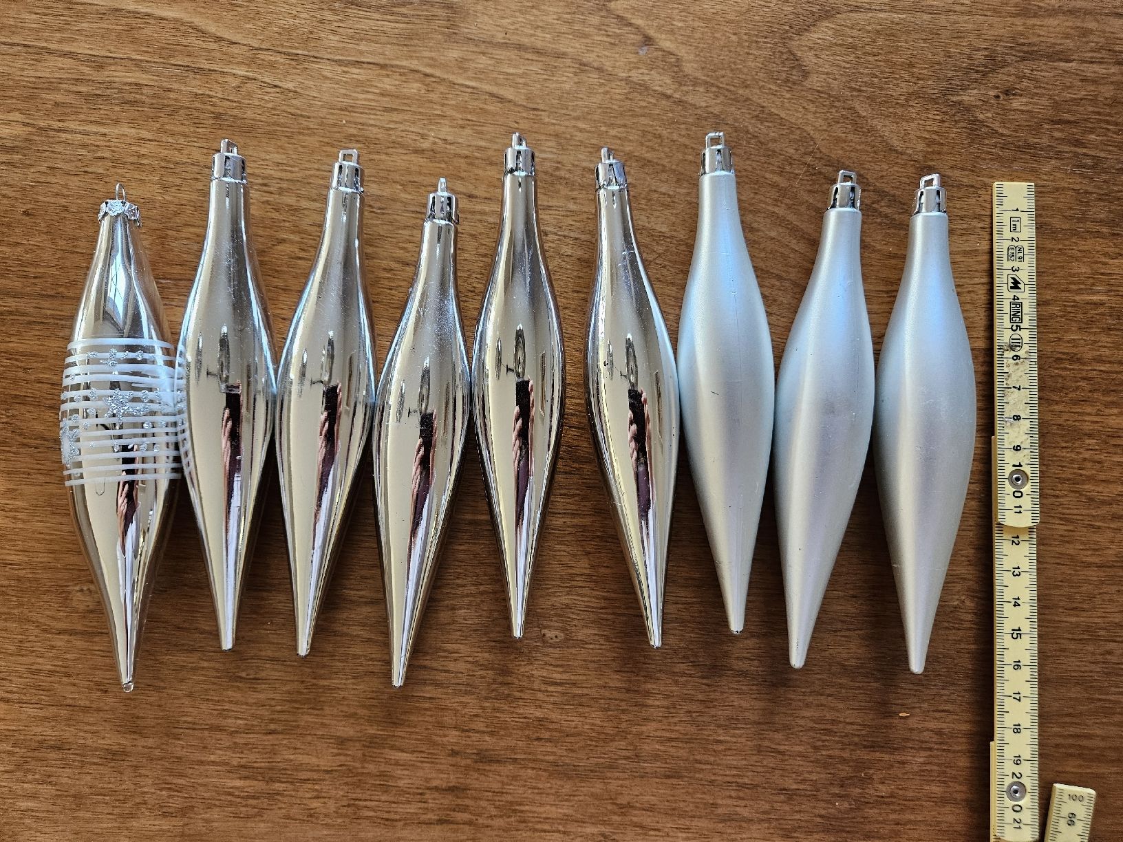 Tutte le decorazioni: 9 Silber Christbaumkugeln Weihnachtsbaumschmuck – Usato da Eschenbach SG venduto da MarThu 1