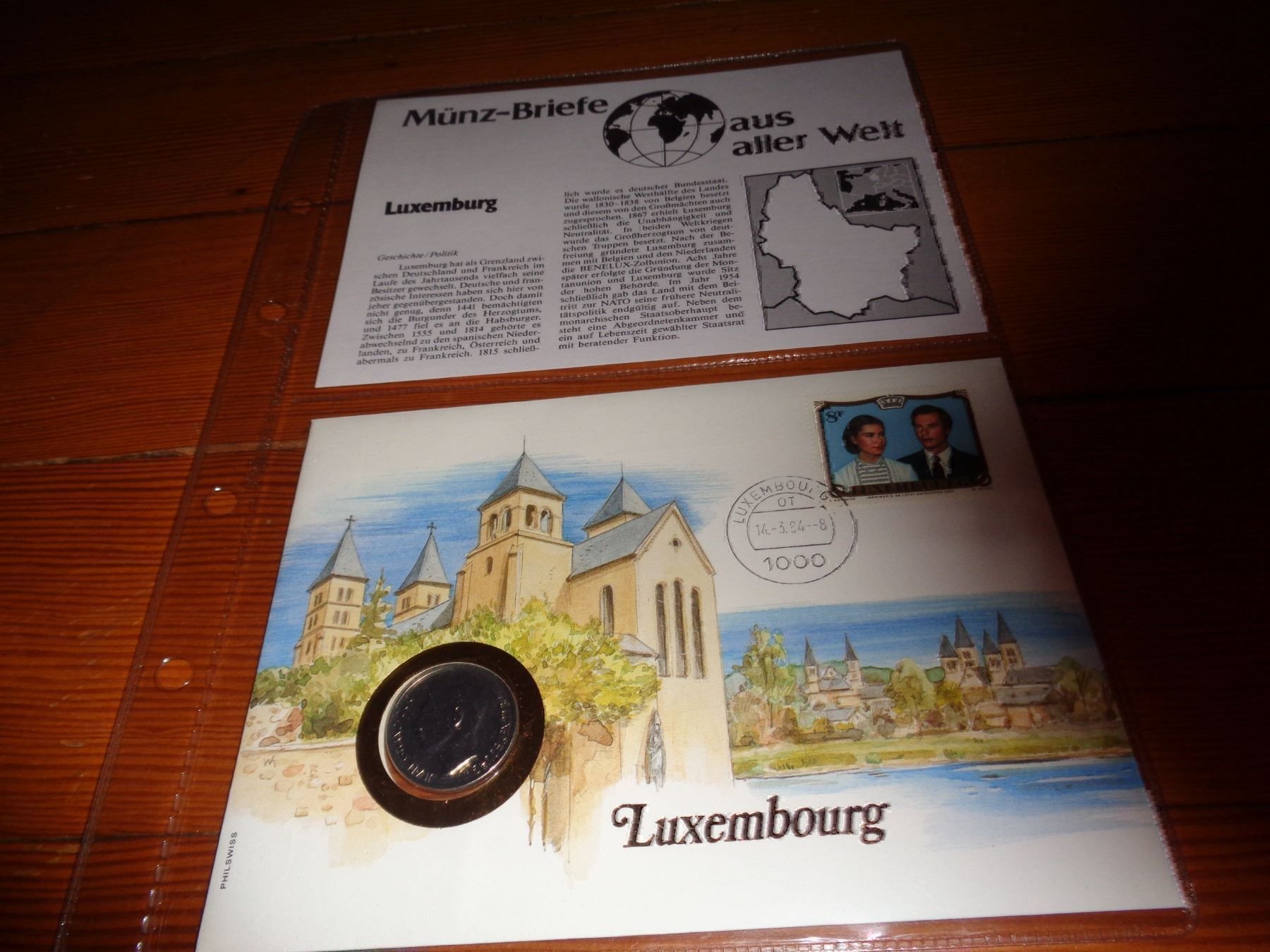 Tutti le monete: Münzbrief Luxemburg – Usato da Olten venduto da Disc-Verkauf