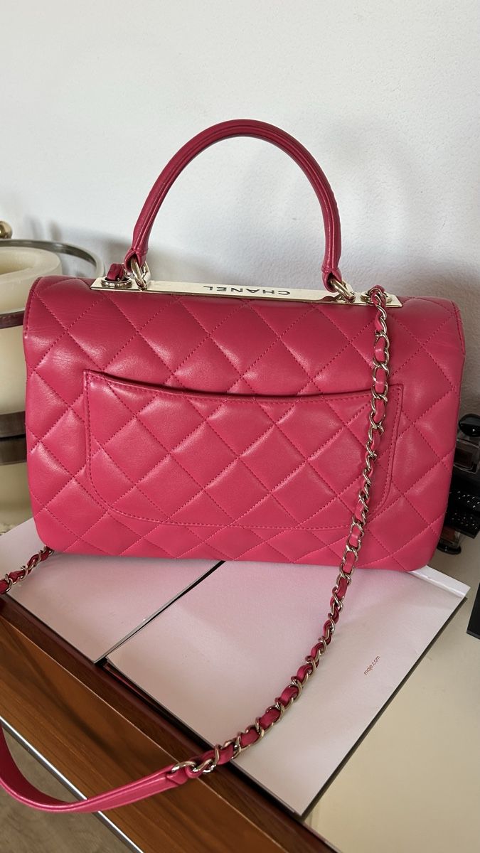 Chanel Taschen für Damen: Chanel Trendy CC Top Handle Pink  – Gebraucht aus Arzier-Le Muids von kaczuszka 4