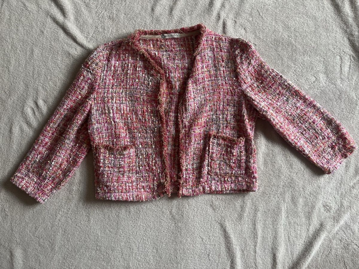 Giacche: Rosa Tweed-Blazer elegant Gr. S – Usato da Urtenen-Schönbühl venduto da mei_wsy6