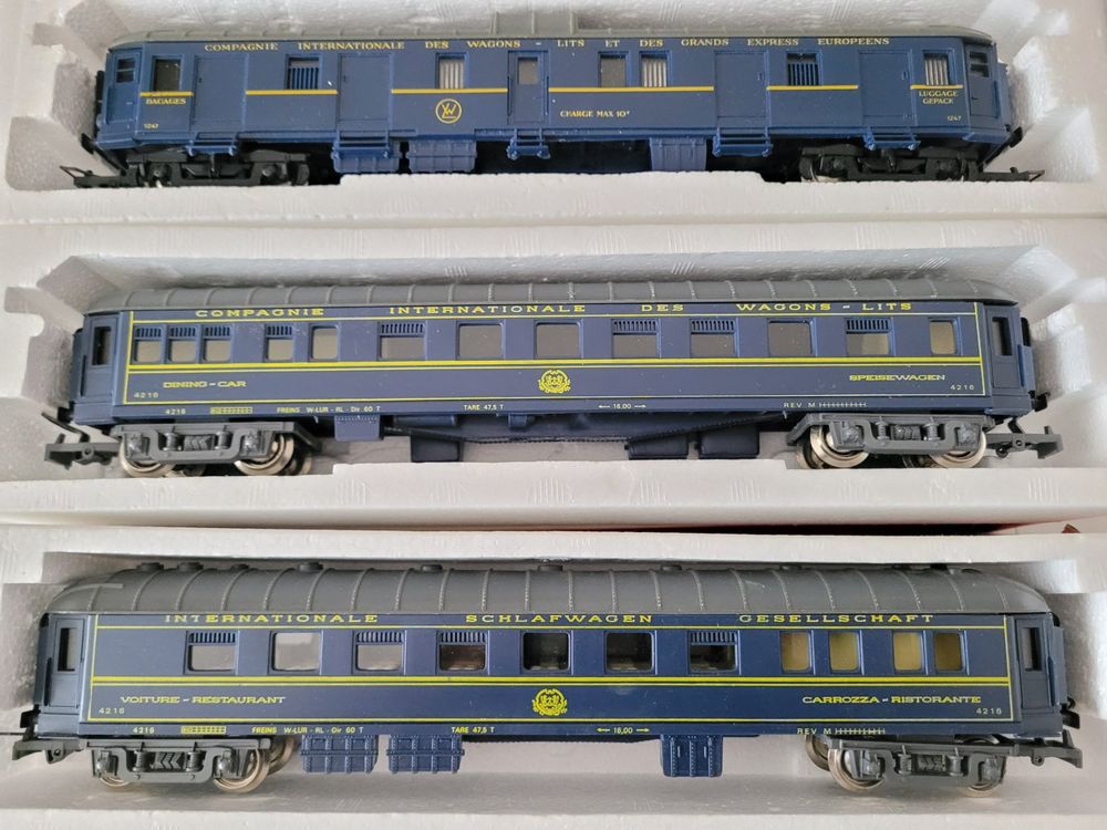 3 x Jouef H0 CIWL avec OVP ( 2x 5600 1x 4600) 3