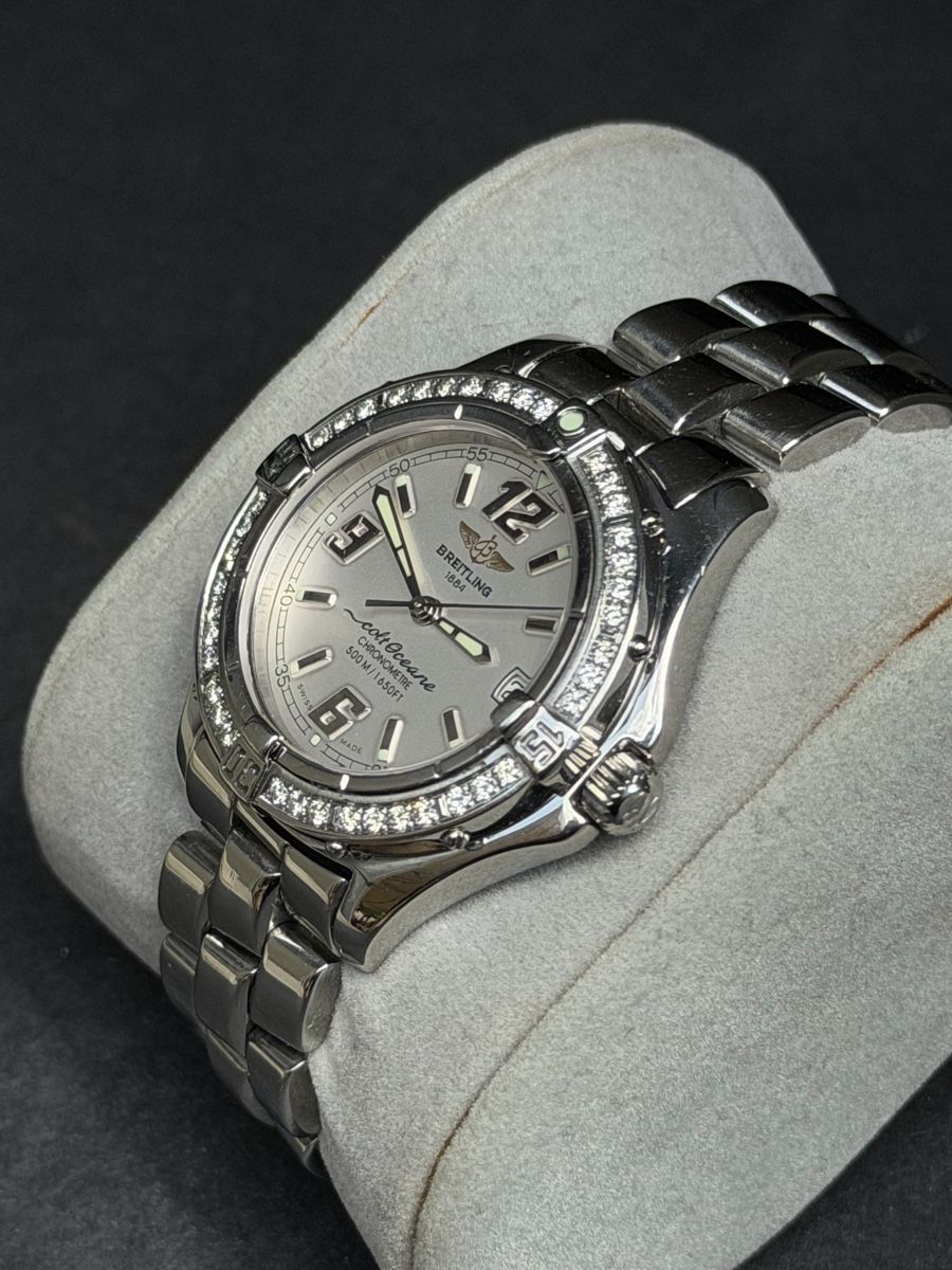 Breitling Orologi: Breitling Colt Oceane mit Brillanten Quarz Fullset – Usato da Winterthur venduto da YSCHU 2