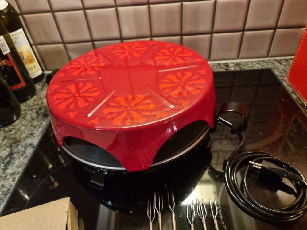 APPAREIL À RACLETTE 4 personnes + Pierre à griller EUR 44,74 - FR