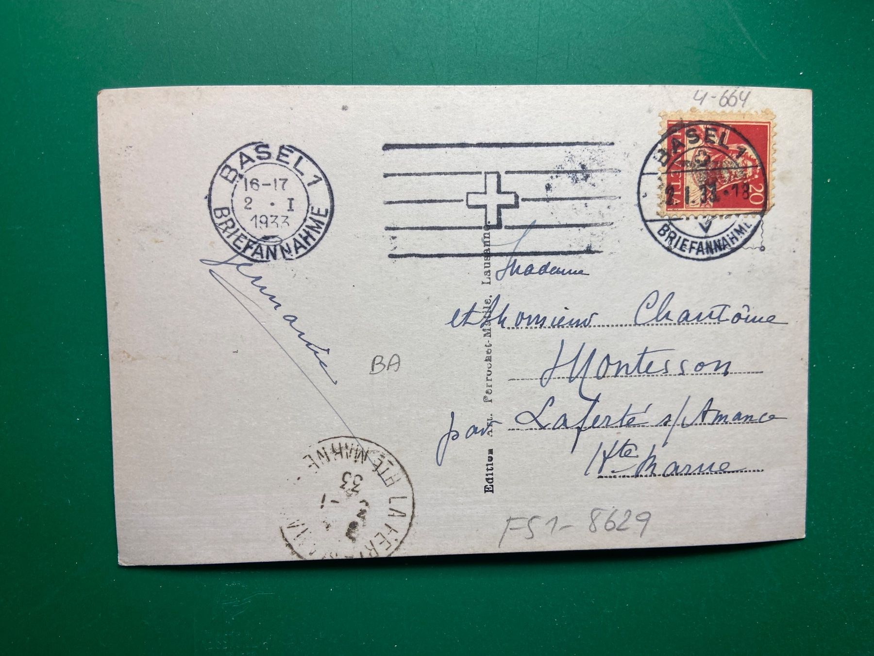 Cartoline postali: Unter dem Münsterturm - Basel – Usato da Steg VS venduto da _vinci_ 1
