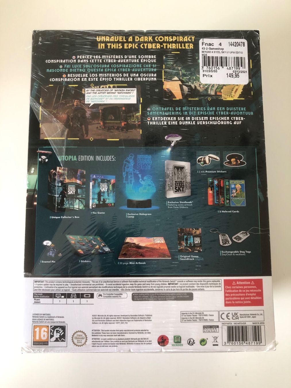 Giochi: Beyond a steel Sky - Nintendo Switch (NEW) – Nuovo e nell'imballaggio originale da Le landeron venduto da hugomes 2