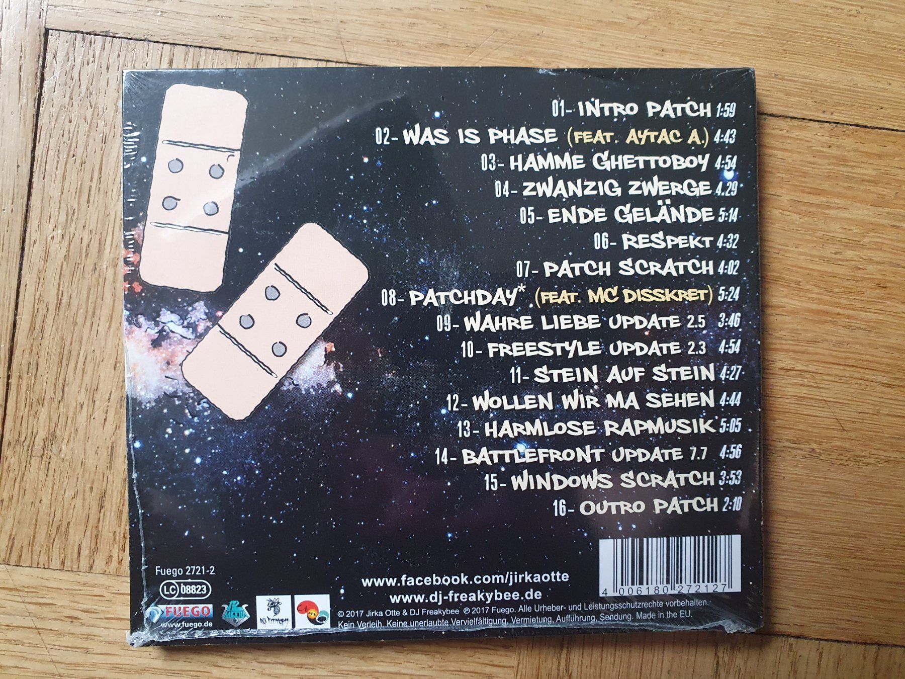 CD: Jirka Otte DJ Freakybee Patch Day CD Rap Deutschland – Nuovo e nell'imballaggio originale da Zürich venduto da haitimarasa 1