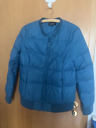 Veste-doudoune bleue, chaude et légère