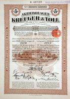 AB Kreuger & Toll AG, Stockholm - 1927