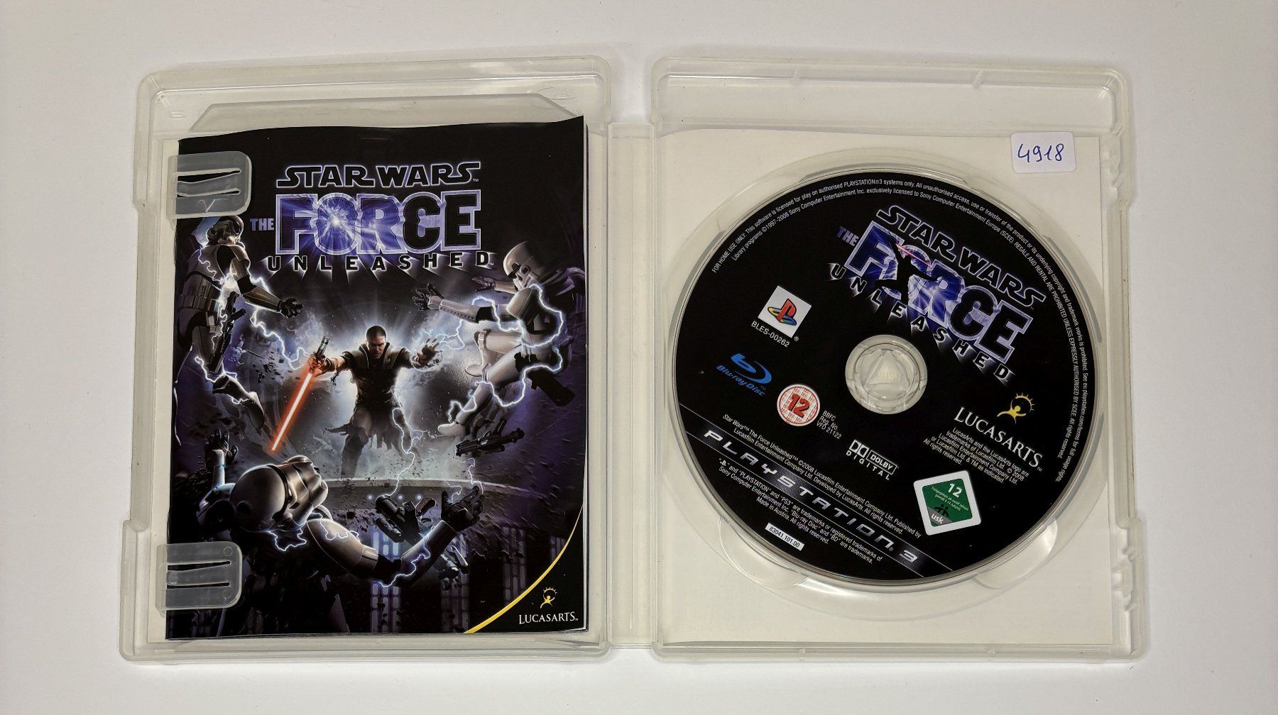Spiele: PS3 - Star Wars: The Force Unleashed – Gebraucht aus Allschwil von Bullach 1