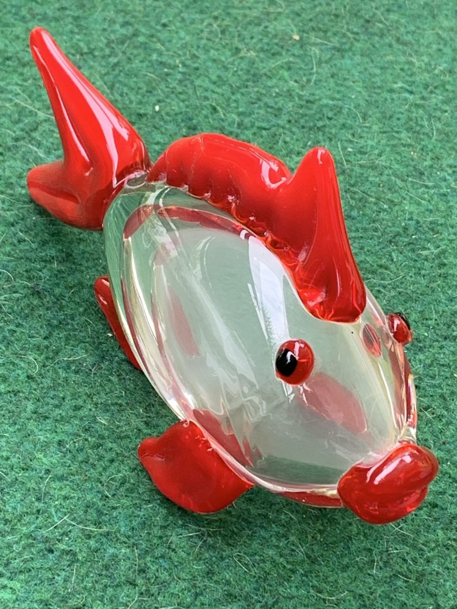 Statuette: Glas - „FISCH“ – Usato da Wangen b. Olten venduto da Finolino28 1