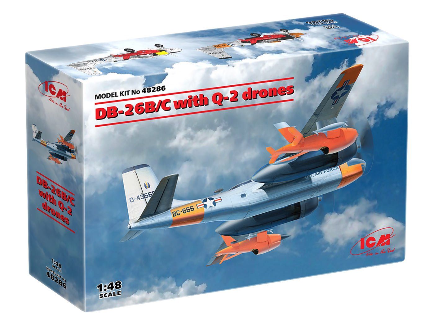 Modellbausätze & Standmodelle: Douglas DB-26B/C Invader mit 2 Zieldrohnen 1/48 – Neu und originalverpackt aus Bözen von jackieoh 1