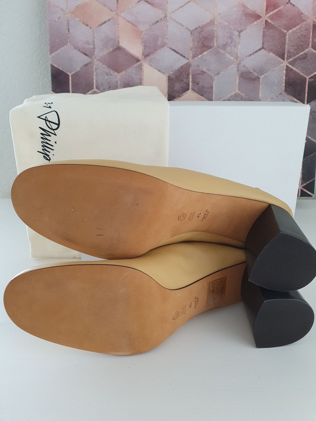 Phillip Lim Scarpe da donna: Schuhe Phillip Lim, Leder, Größe 40, beige – Nuovo e nell'imballaggio originale da Zuchwil venduto da ger_ws6t 2