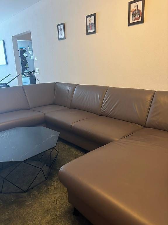 Divani: Hochwertige Echtleder-Wohnlandschaft U-Form – Usato da Suhr venduto da Norio3 1