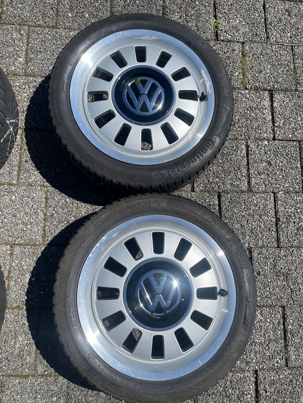 Volkswagen Cerchioni: VW UP Räder mit Winterbereifung – Usato da Muhen venduto da marc1995 2