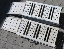 2 Stück Stahl - Rampen faltbar