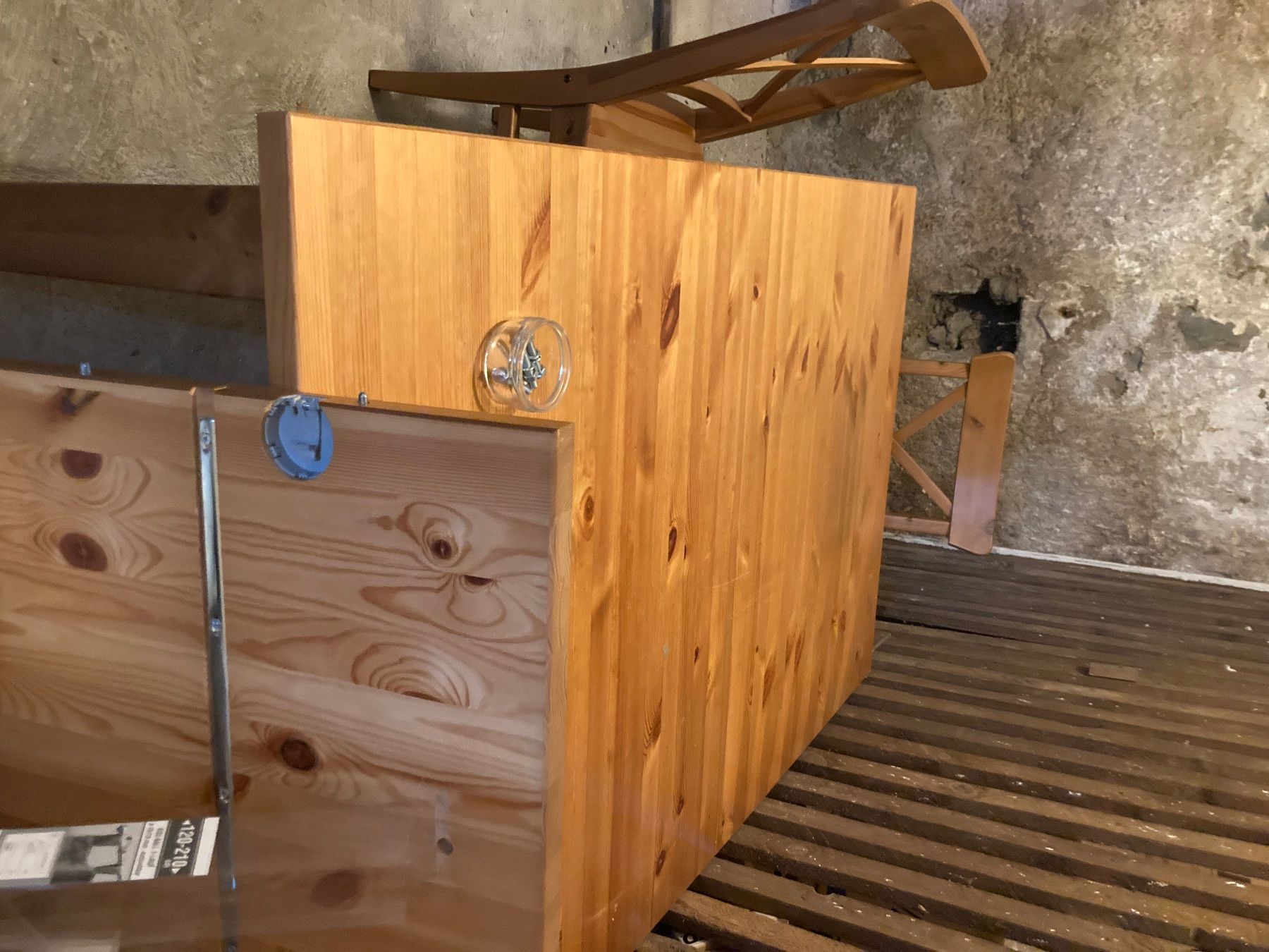 Ikea Set di tavolo e panche: Holz Tisch + 4 Stühle – Usato da St. Gallen venduto da irynchen 3