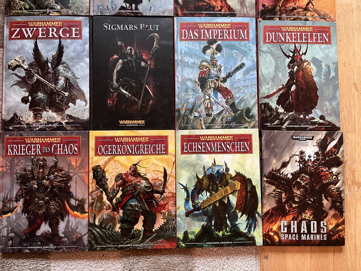Libri: Warhammer Armeebücher Games Workshop Tapletop  – Usato da Lauterbrunnen venduto da jul_5jfm 2