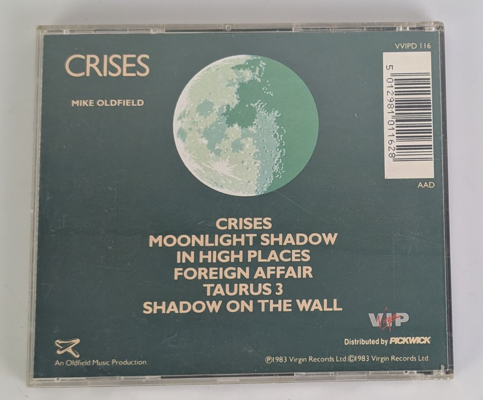 CD: Mike Oldfield - Crises - CD - Top - Hit Moonlight... – Usato da Zürich venduto da 1.Simon 1