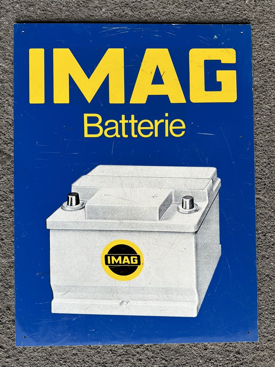Foto & Immagini: Imag Batterie Werbung Reklame  – Usato da Reinach AG venduto da rares75
