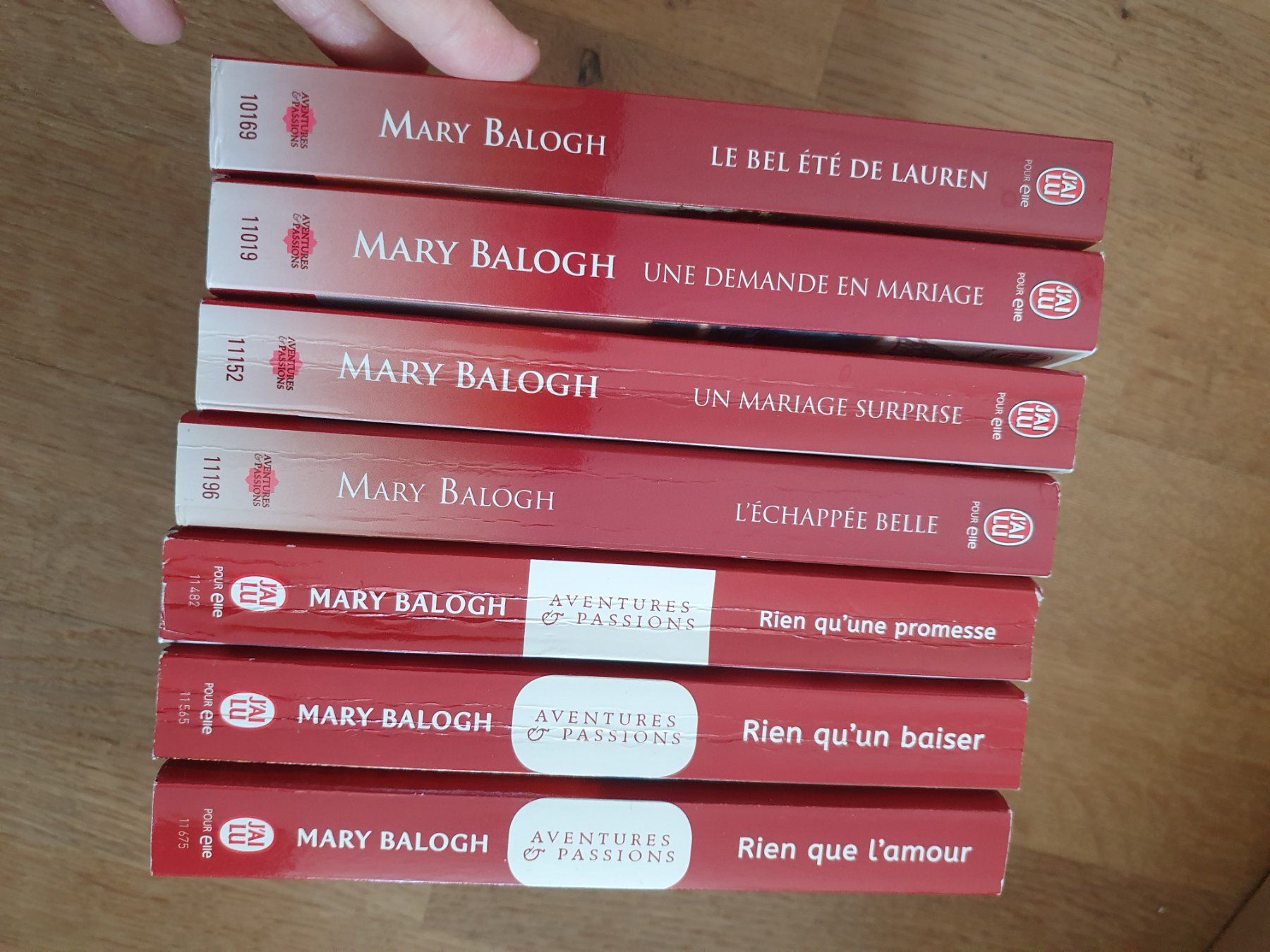 Libri: 7 romans de Mary Balogh – Usato da Oftringen venduto da papillon075 4