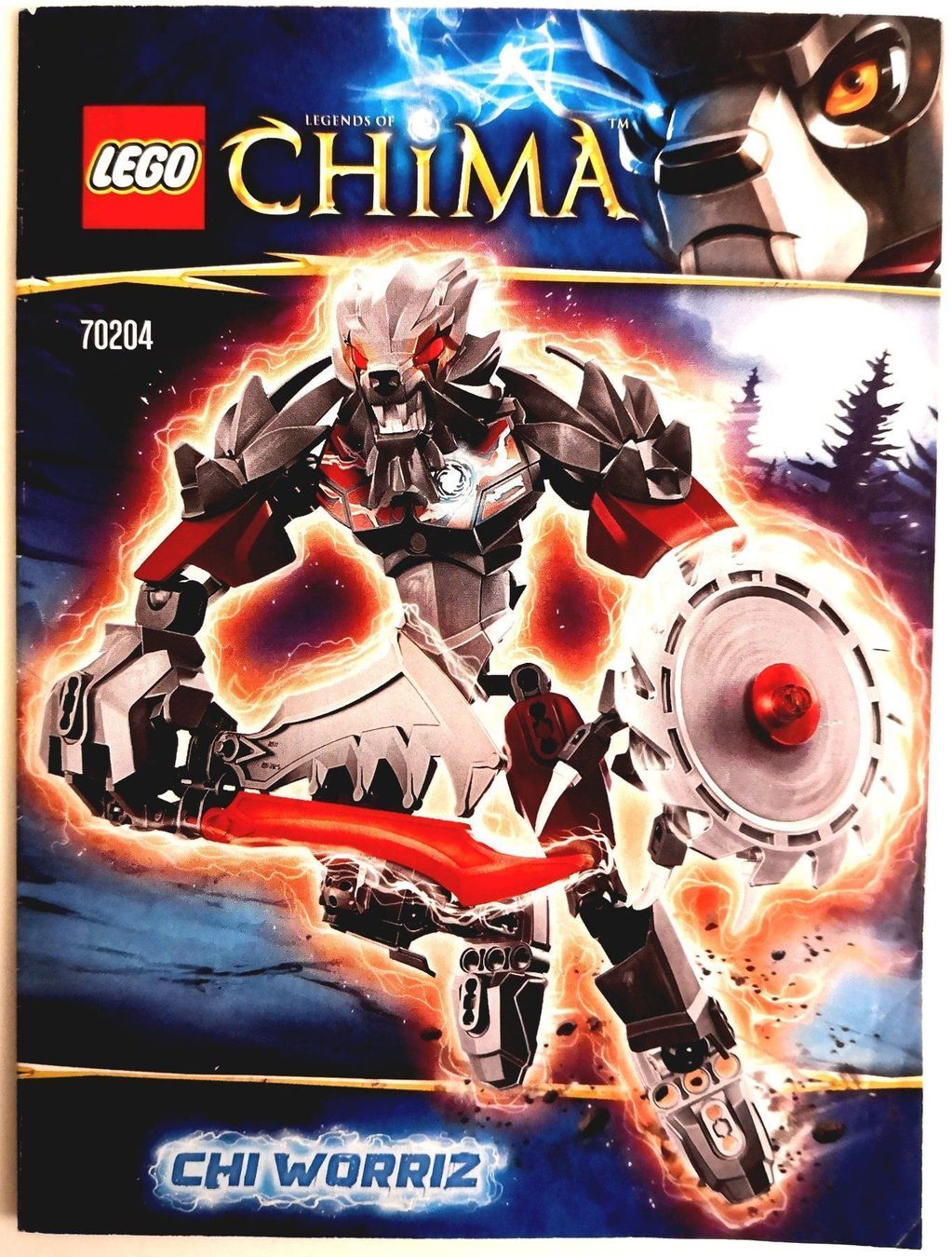 Lego Giocattoli: Bauanleitung - LEGO 70204 CHI Worriz – Usato da Brunnen venduto da Wika-Shop