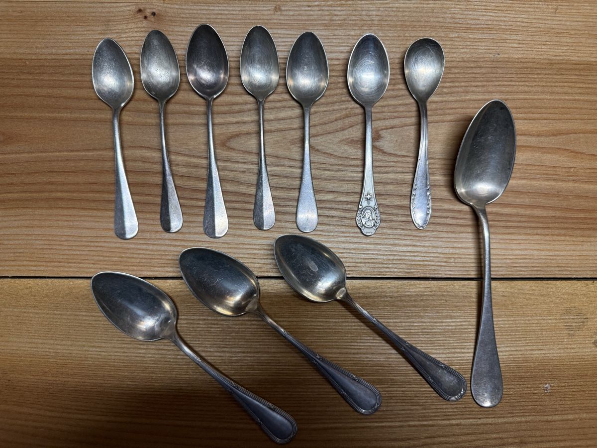 Löffel: Lot Silber Löffel – Gebraucht aus Goldingen von Thomas.Perrin