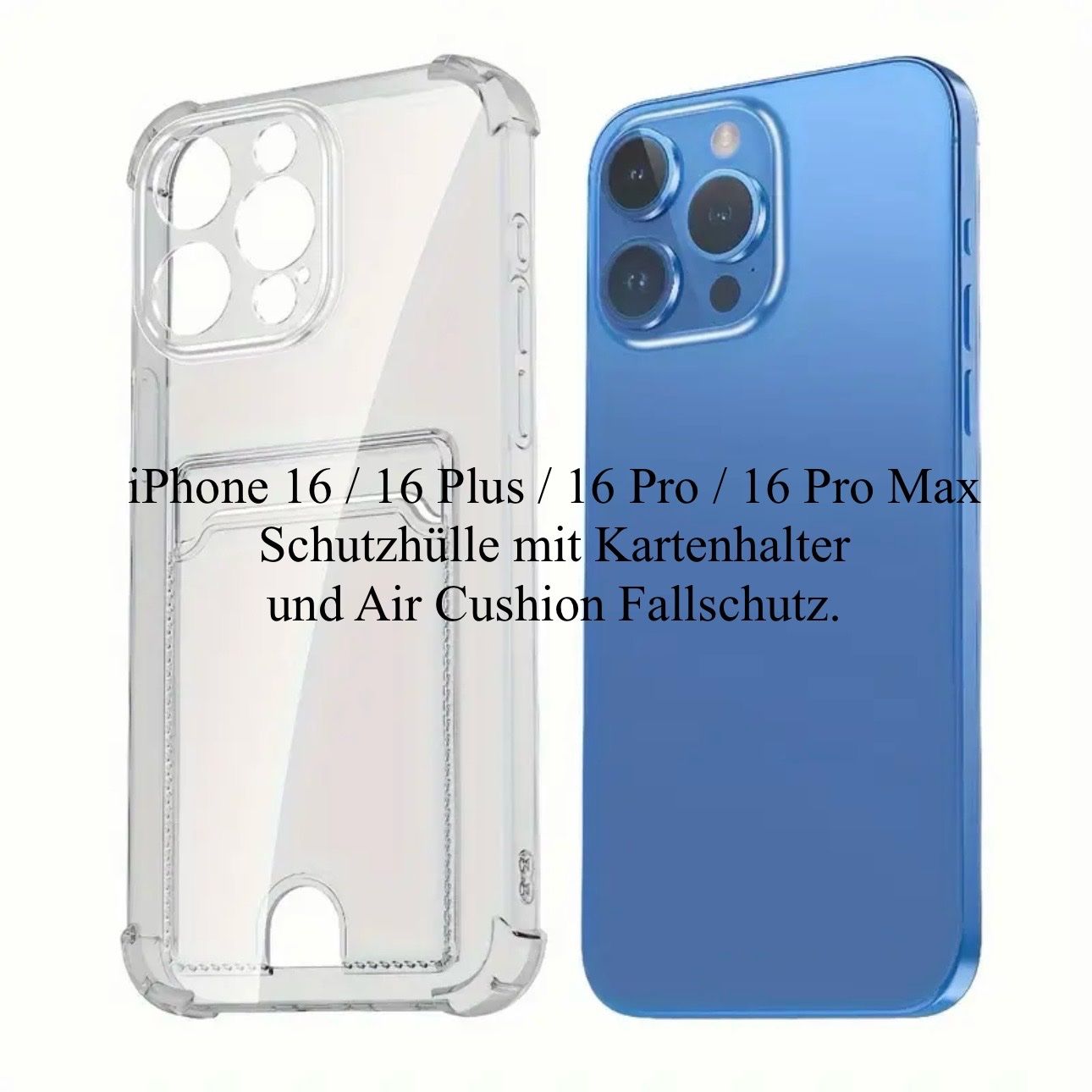 Covers & Schutzfolien: iPhone 16 Pro Schutzhülle mit Kartenhalter mit Fallschutz – Neu (gemäss Beschreibung) aus Basel von MY.AIRPODS.SHOP 2