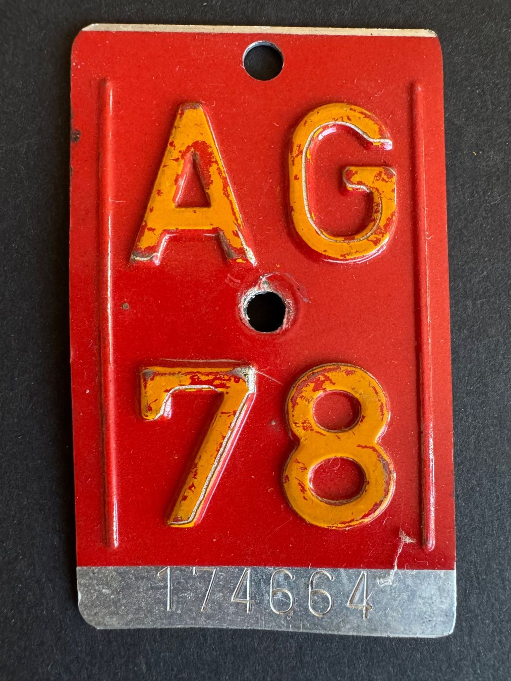Insegne: AG 78 – Usato da Feldmeilen venduto da Allerlei3112