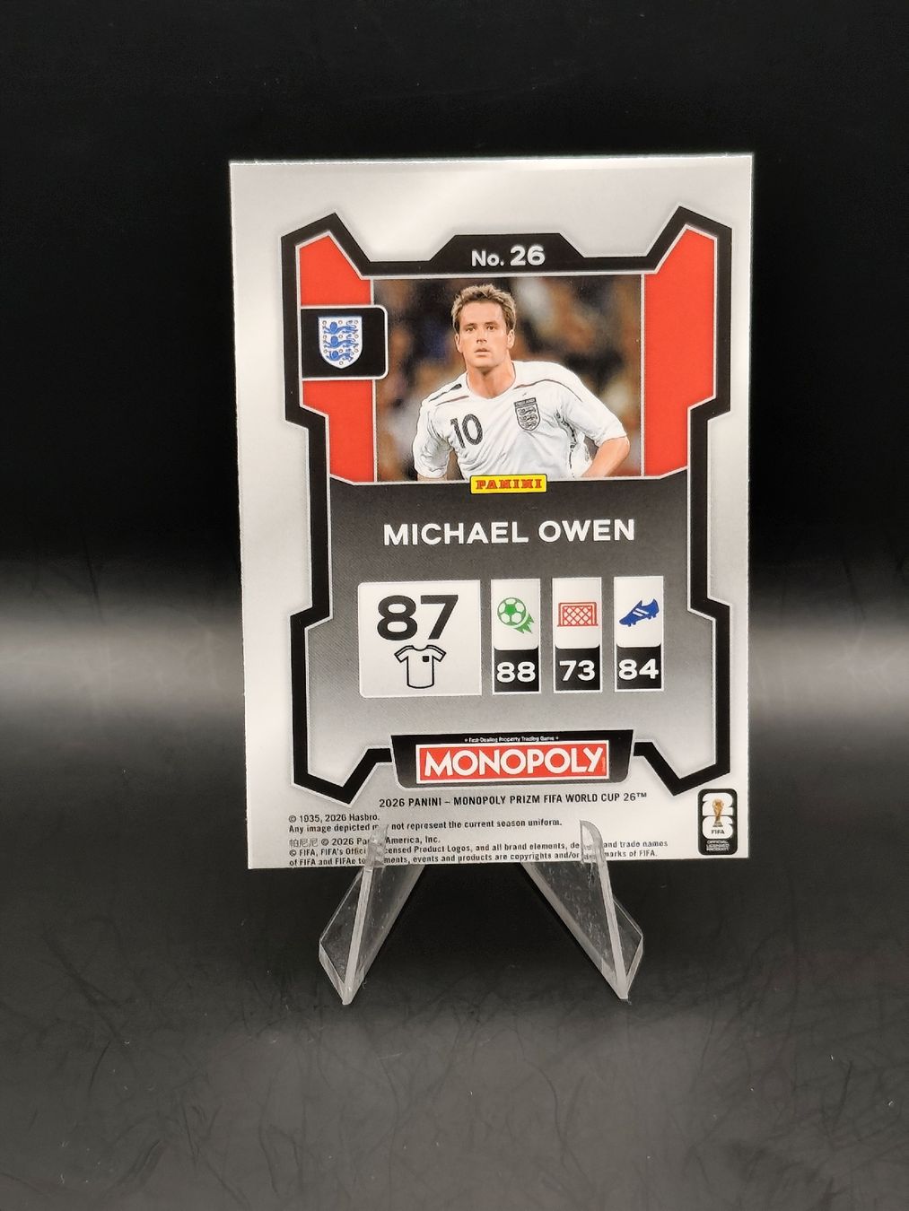 Panini Carte collezionabili: Michael Owen - Panini Prizm Monopoly - MISCUT – Usato da Ostermundigen venduto da DaCards 1