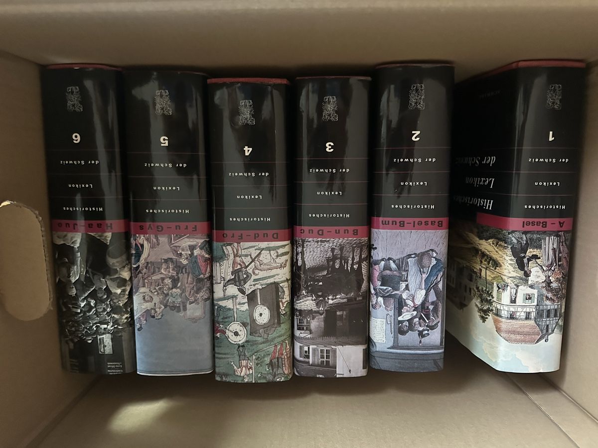 Libri: Historisches Lexikon der Schweiz HLS  – Usato da Basel venduto da eucalyptica 2