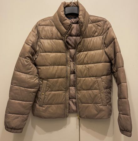 Doudoune femme veste matelassée, beige, taille XS 32/34