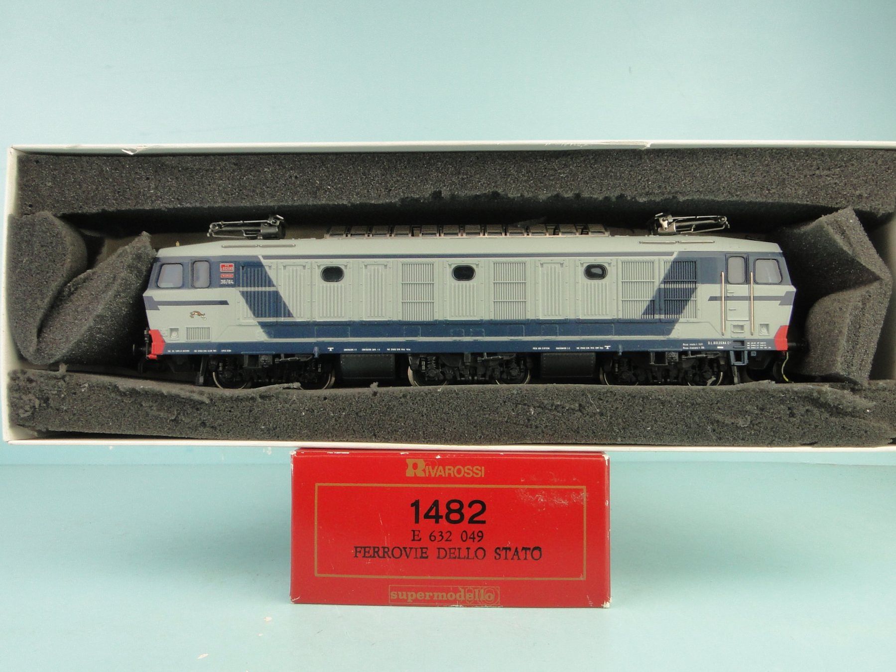 Rivarossi Modellini di ferrovie: Rivarossi H0 1472 FS Ellok E 633 "Tigre" – Usato da Bülach venduto da cann11 8