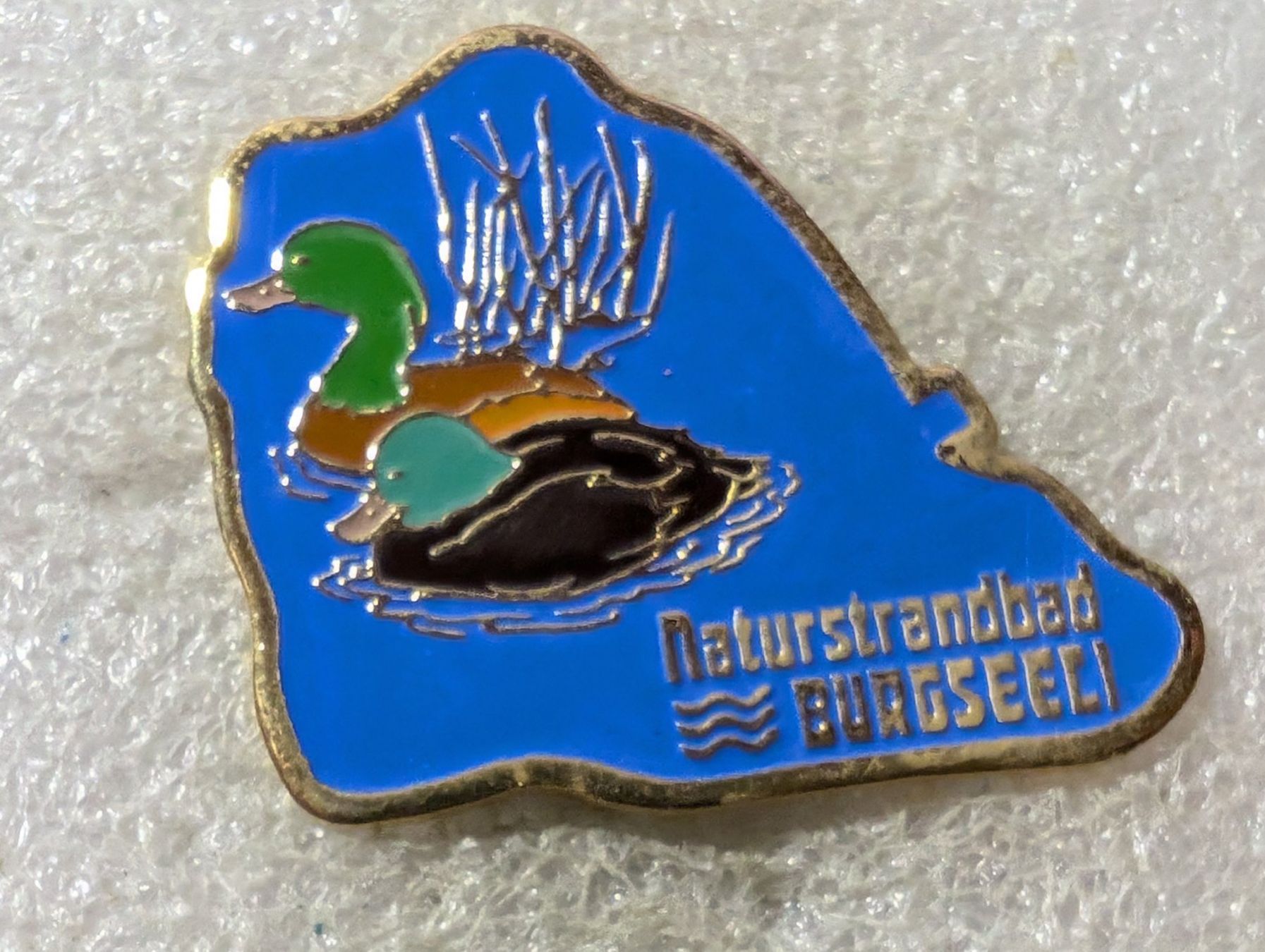 Placchette & Badge: Ansteckpin 63: Naturstrandbad – Usato da Oppligen venduto da Pin-Fall-Shop