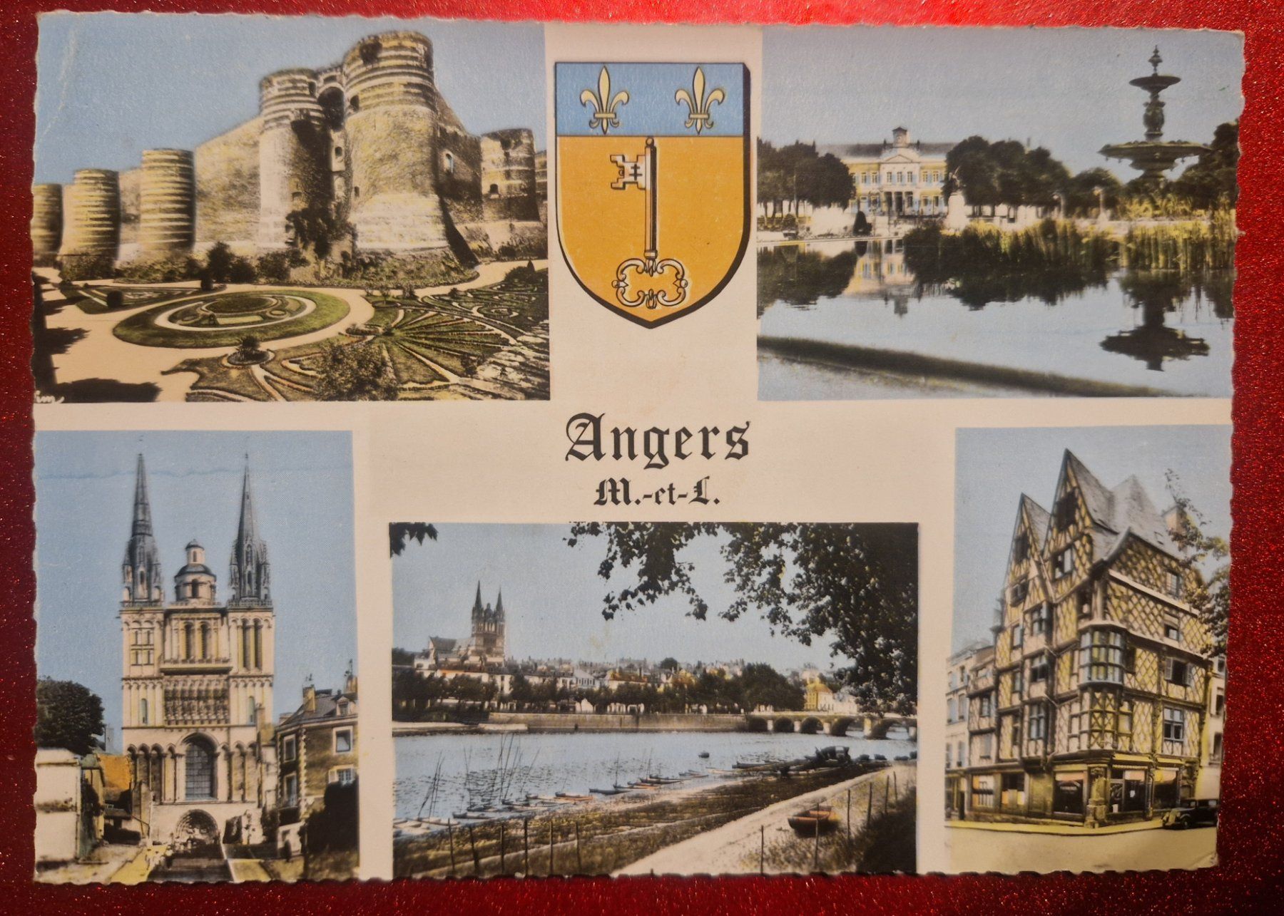 Cartoline postali: Angers, Frankreich 1963 – Usato da Melchnau venduto da Fishel